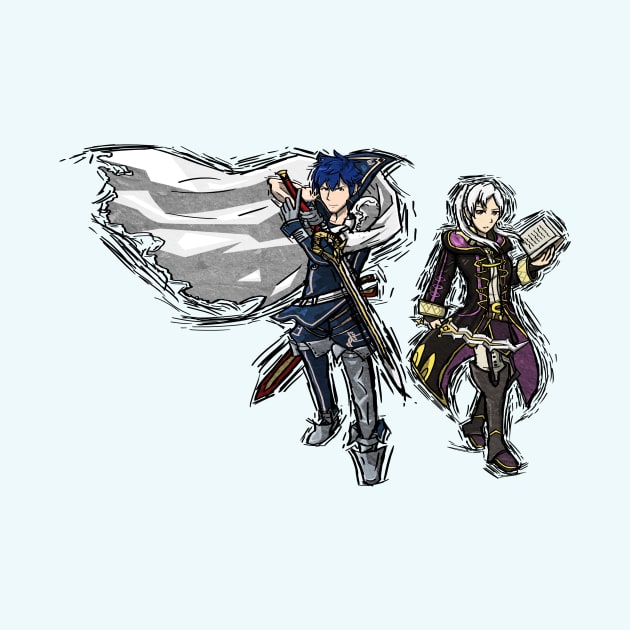 Chrom and Robin by Hawke525