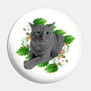 Carribean Polydactyl Kitty Pin