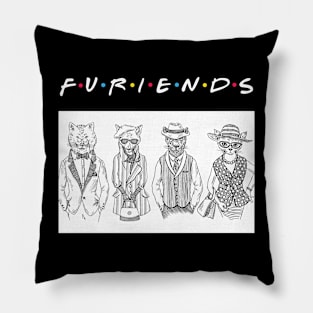 Furry Friends Pillow