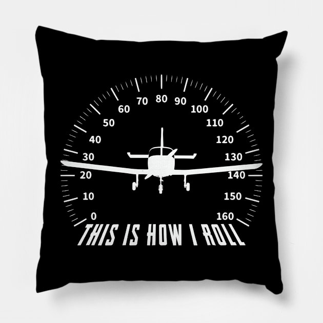 Pilot Funny Aviation Lover Quotes Airplane Enthusiast Pillow by Visual Vibes