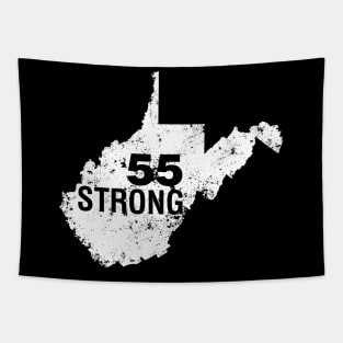 55 United - West Virginia 55 United - WV STRONG - 55 Strong Shirt Tapestry