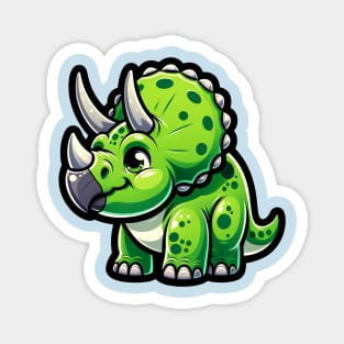 cute triceratops Magnet