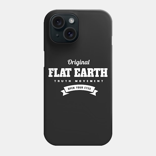 Flat Earth Original Phone Case by VeesTees