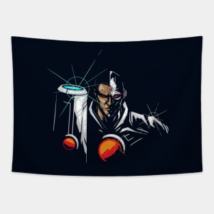 Silver Fists Tapestry