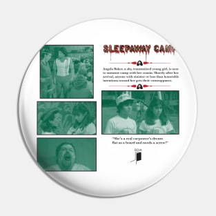 Sleepaway Camp Synopsis Design Pin