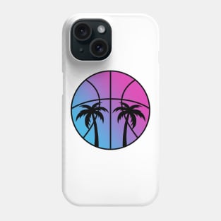 Miami Vice Beach Basketball - White Phone Case