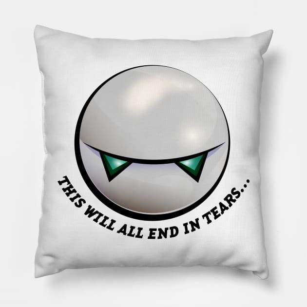 Paranoid Andriod Pillow by spookpuke