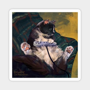 Gamer Cat! Magnet