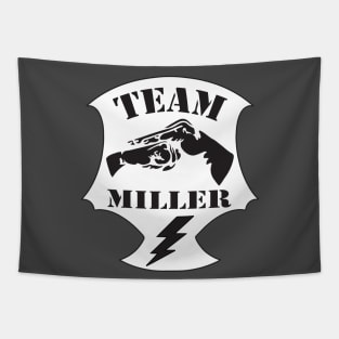 Team Miller Sport Jujitsu Logo Tapestry