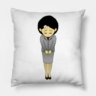 bow japanese woman 令和 Reiwa ra Japan new emperor Pillow