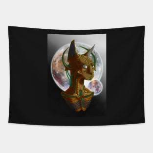 Alien Bastet Tapestry