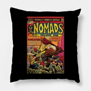 Nomads Throwback Pillow