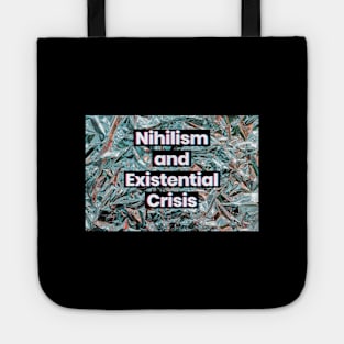 Nihilism and Existential Crisis. Doomer. Depressive mask. Pessimist. Nihilist. Depression. Ok doomer Tote