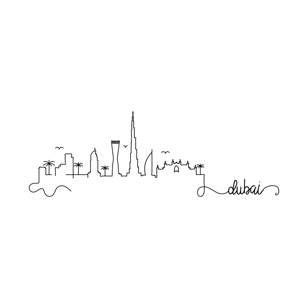 Dubai City Signature by kursatunsal