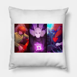 Glitchtale Chara, Gaster and Undyne Pillow