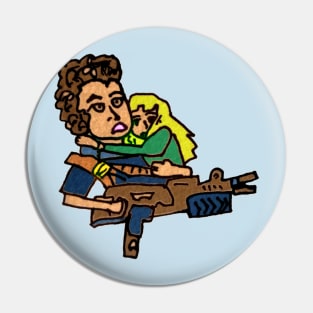 Newt & Ripley Pin