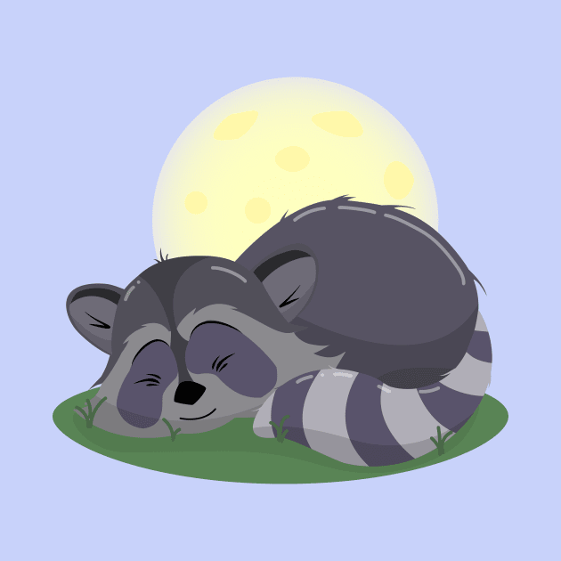 Cute raccoon by Yurapura