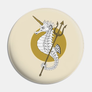 War Seahorse Pin