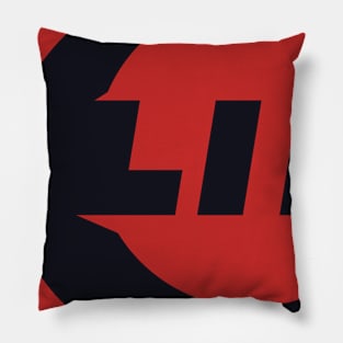 Solid Black TheLilMoon Logo Pillow