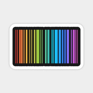 Love is Love - LGBT Pride t-shirt rainbow barcode Magnet