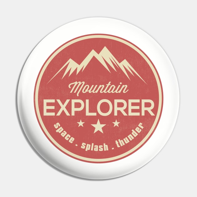 Mountain Explorer Pin by SlothCloths