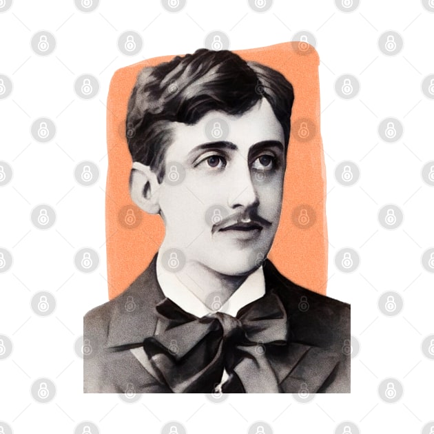 French Writer Marcel Proust illustration by Litstoy 