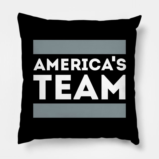 America's Team Pillow by Funnyteesforme