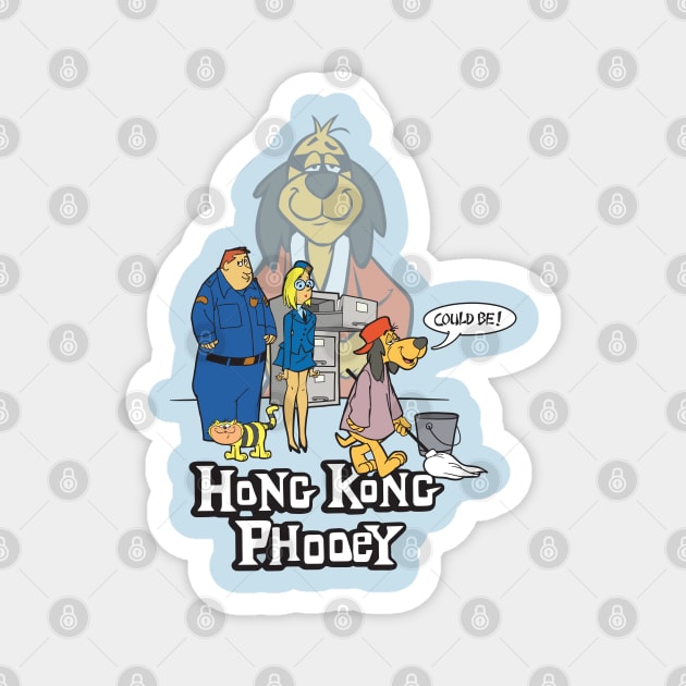 Hong Kong Phooey - Could Be! - Light Design Magnet by Chewbaccadoll