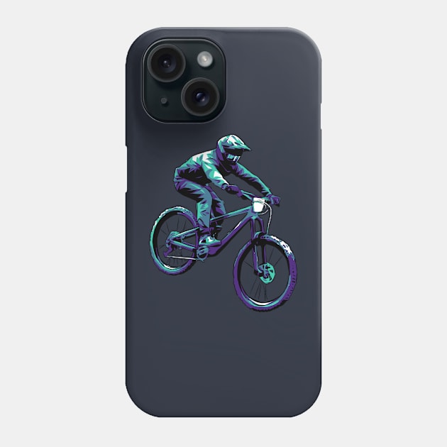 BMX Biker Phone Case by Irkhamsterstock