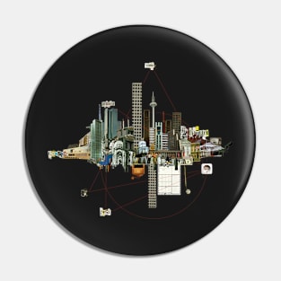 Collage City Mix 9 Pin