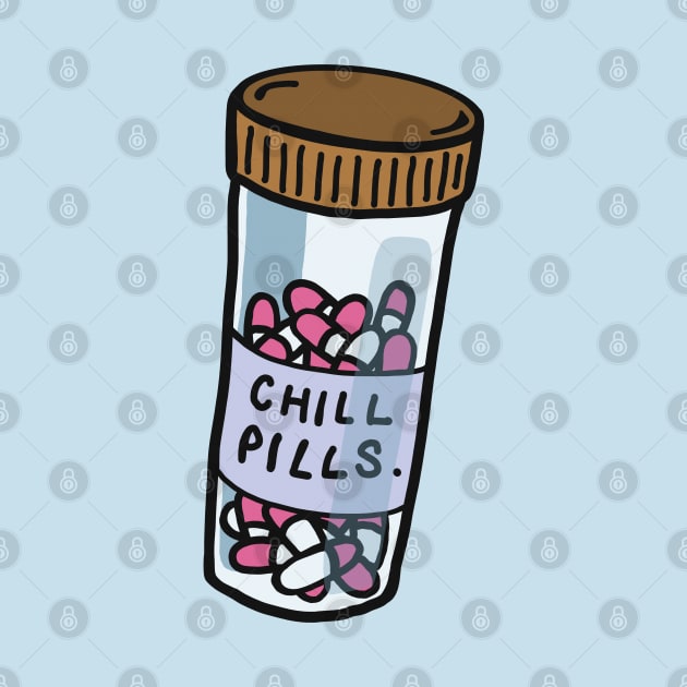 Chill Pills / Funny Illustration Design by DankFutura