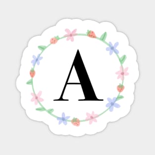 “A” initial Magnet