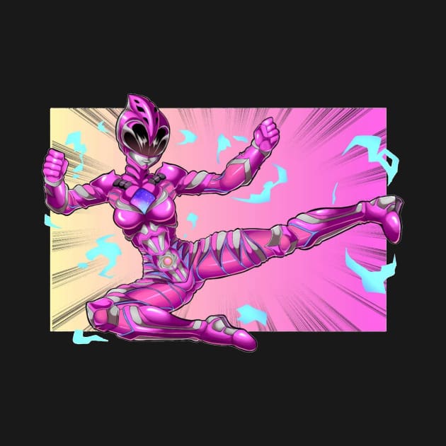 pink ranger by fancy ghost