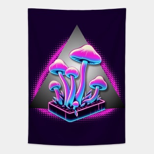 Tri - Pink Shroomescent Tapestry