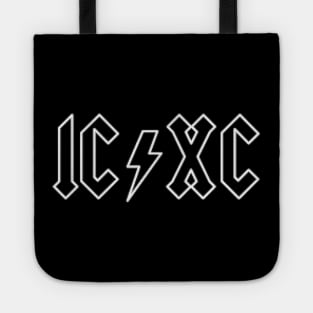 IC/XC AC/DC font Tote