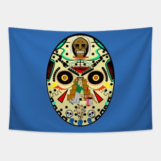 Aztec Jason Mask Alternate Tapestry