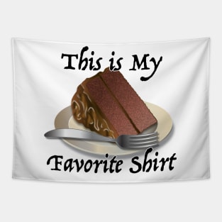 Chocolate Cake Shirt Tapestry