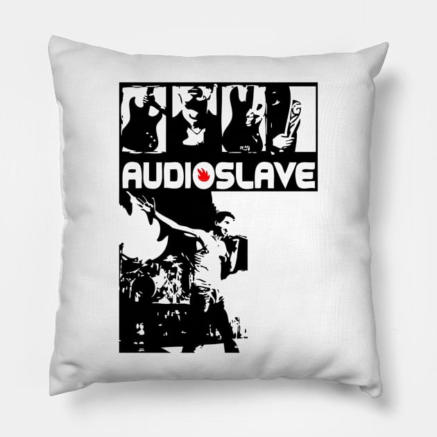 Audioslave Black Pillow by TrekTales