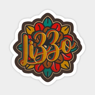 LiZZo Floral Coffee Magnet