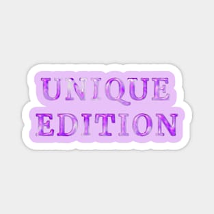 unique edition violet Magnet