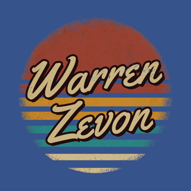 Warren Zevon Retro Style - Warren Zevon - T-Shirt