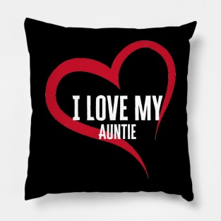 I Love My Auntie Pillow