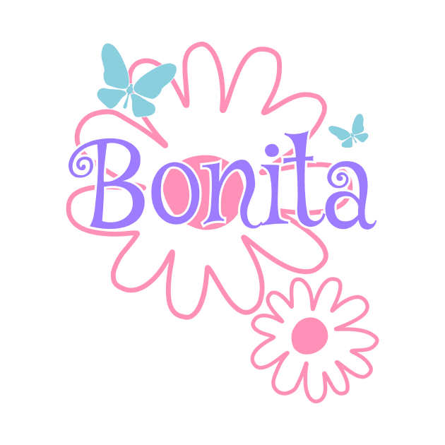 Bonita Girls Name Daisy Butterflies by xsylx