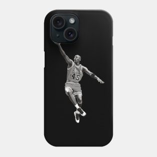 Michael Jordan B/W Phone Case