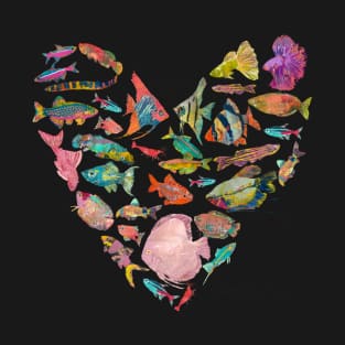 Heart of Tropical Fish T-Shirt