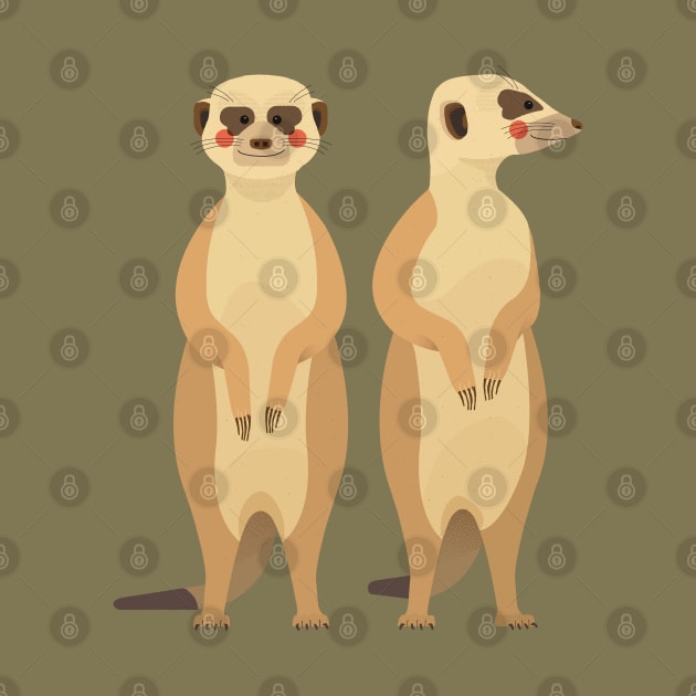 Meerkat, African Wildlife by theprintedsparrow