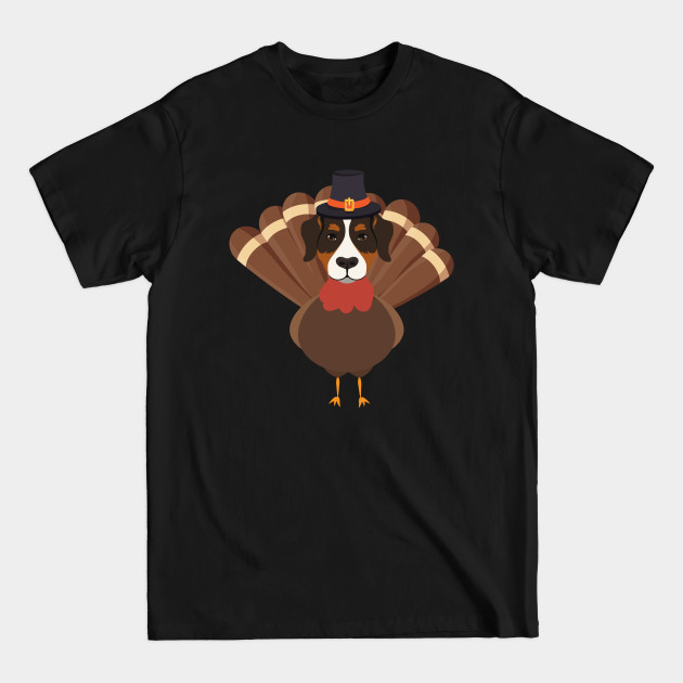 Disover cute bernese mountain dog turkey bird funny dog thanksgiving gift - Dog Thanksgiving - T-Shirt