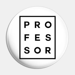 Professor Boxed (Black) Pin