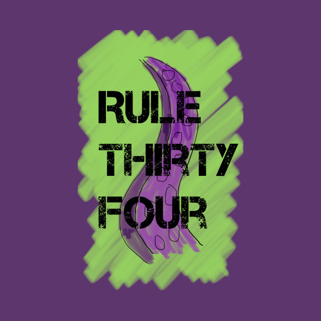 Rule 34 design by btwlpodcast