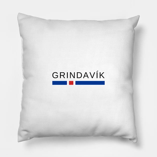 Grindavík Iceland Pillow by icelandtshirts